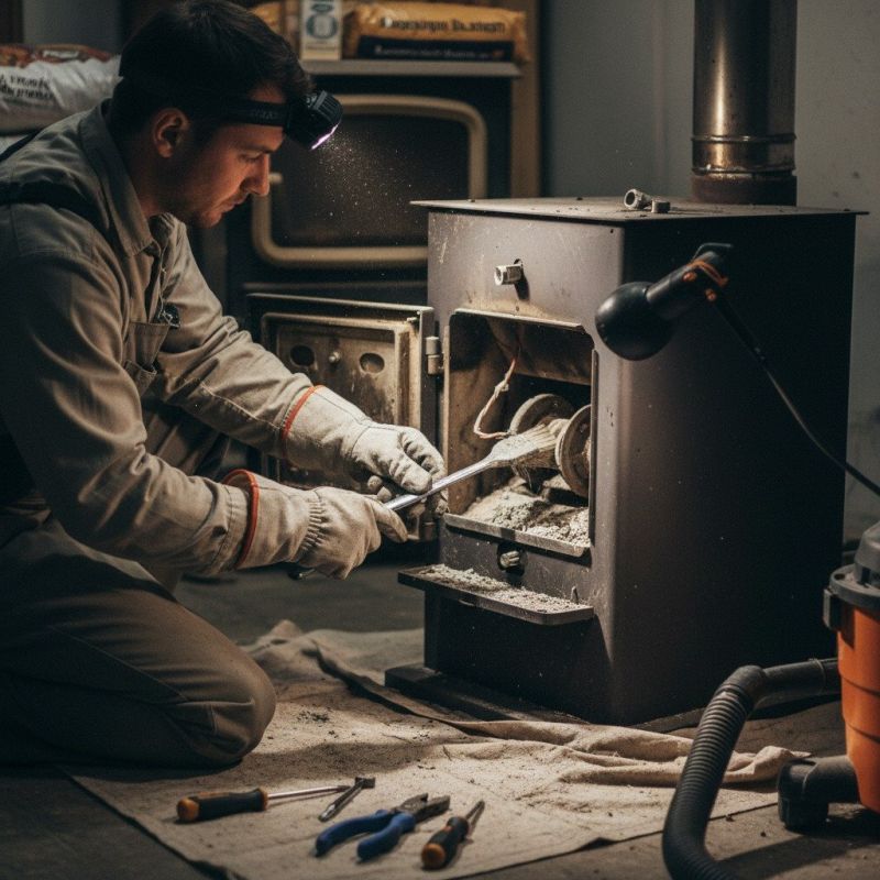 Local Pellet Stove Repair pros at work